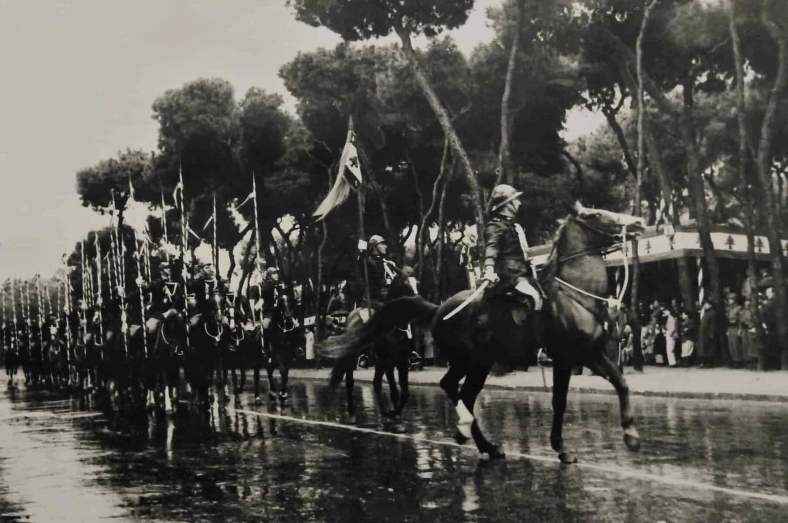 Historic Internal Security Forces mounted parade in Beirut