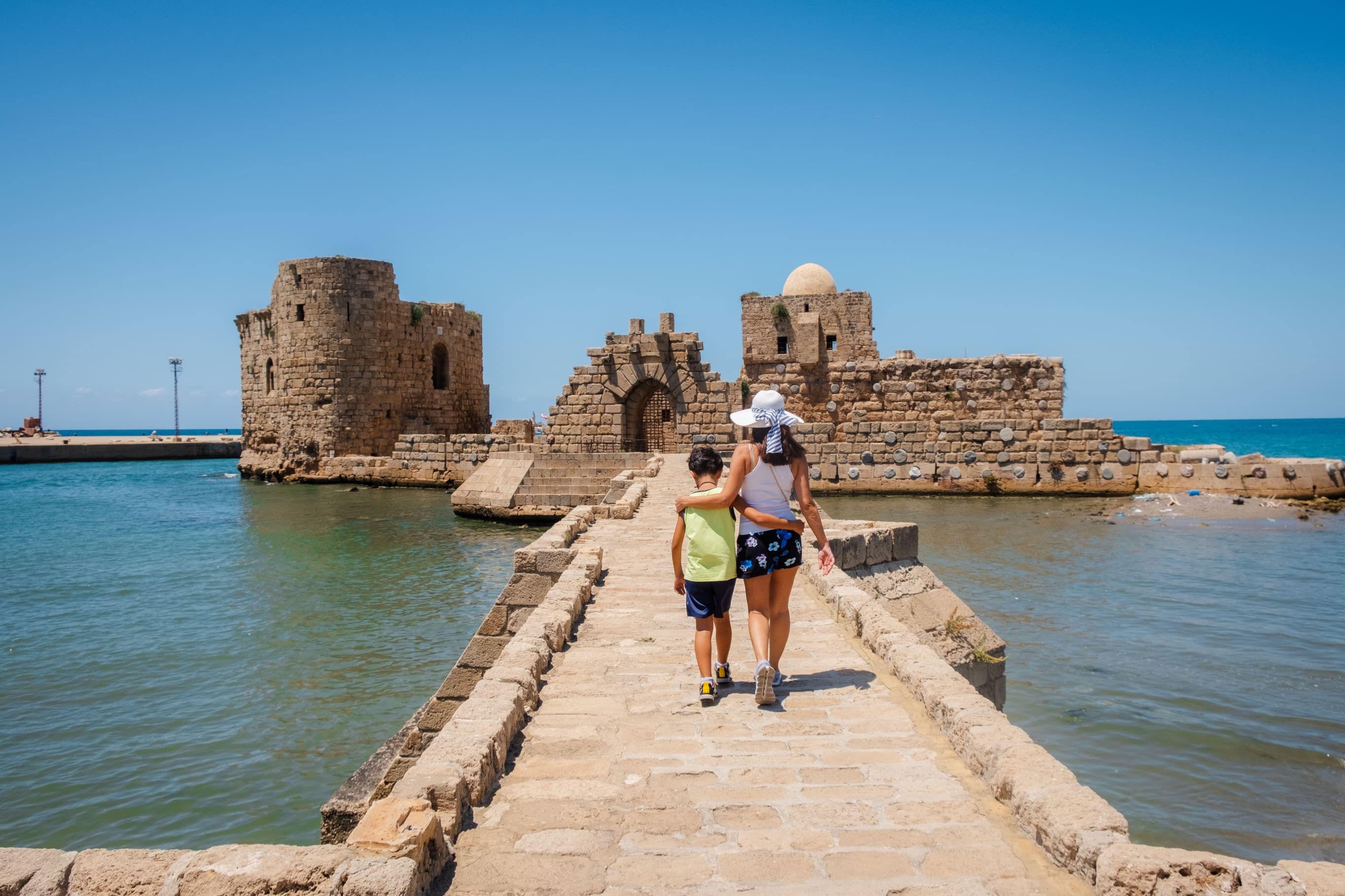 The Sea Castle causeway